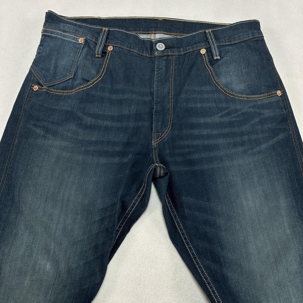 Levis 514 Jeans Men's 36x30 Blue Straight Fit Stretch Denim Medium‎ Classic Y2K